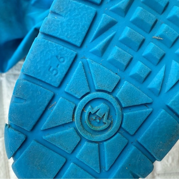 Mymayu blue kids size 5 6 rainboots - Picture 4 of 7